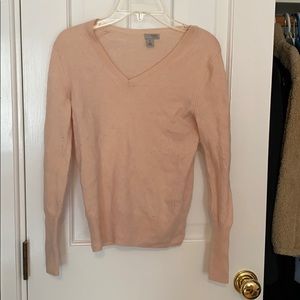 Halogen 100% Cashmere Pink Sweater